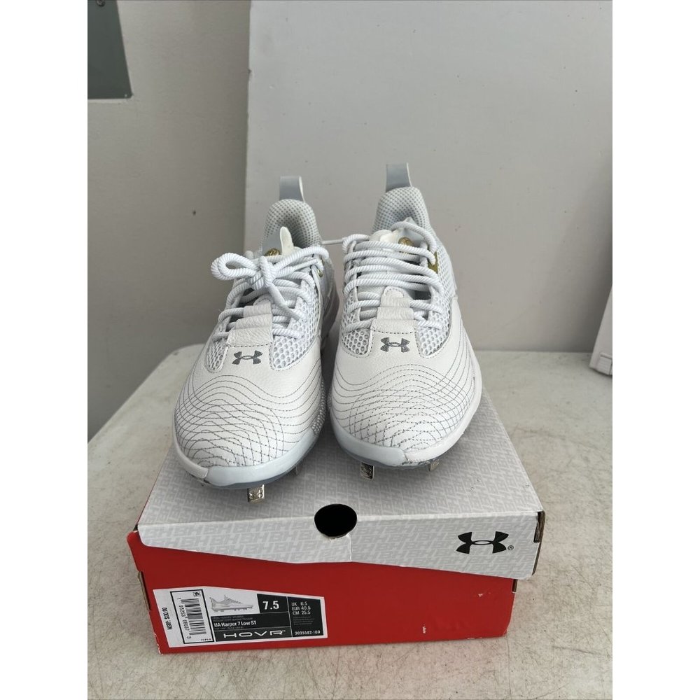 Nike Force Zoom Trout 8 Pro Metal Baseball Cleats Mens Size 7.5 White